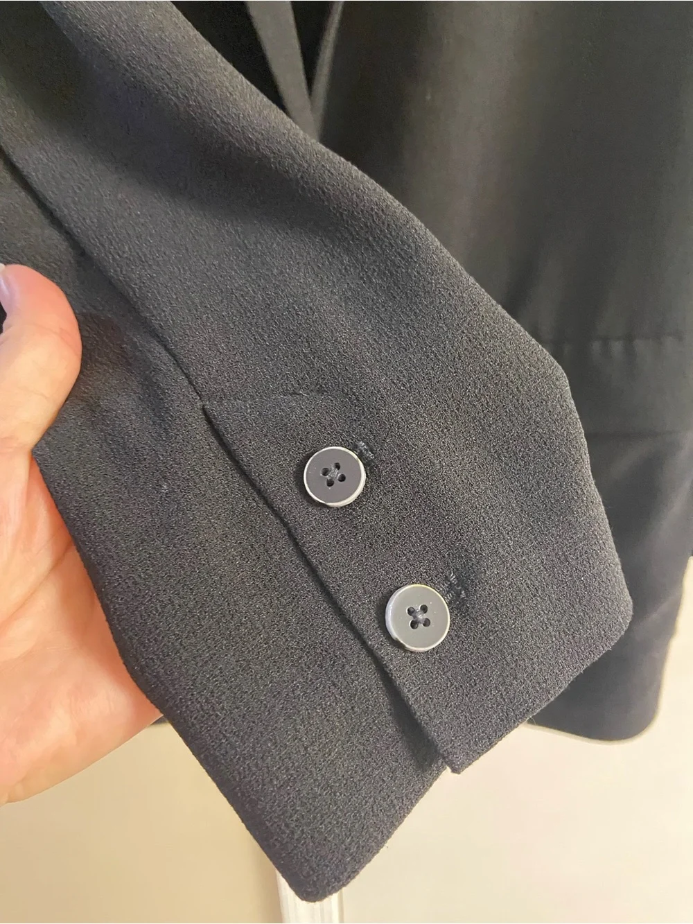 Cartonnier Beatrice Black Long Blazer Jacket Medium